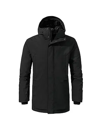 SCHÖFFEL | Parka invernale da uomo Crivat 2L con cappuccio isolato | schwarz